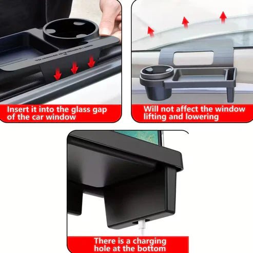 Car Armrest Mobile Phone & Cup Holder - Dar Al Emarat