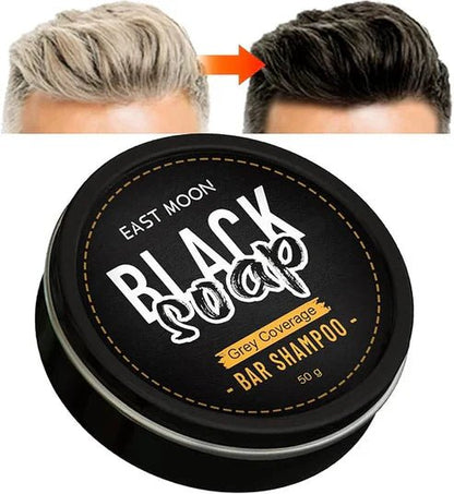 EAST MOON - Black Soap Bar Shampoo (Original) - Dar Al Emarat