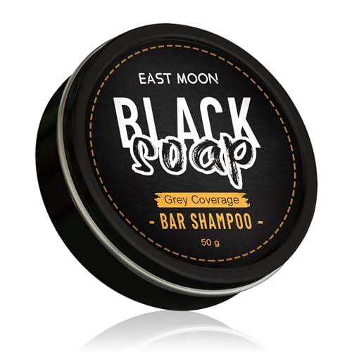 EAST MOON - Black Soap Bar Shampoo (Original) - Dar Al Emarat