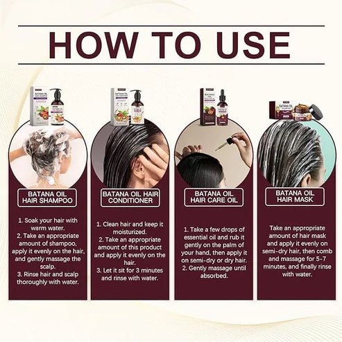 EELHOE - Batana Oil Hair Care Set (Original) - Dar Al Emarat