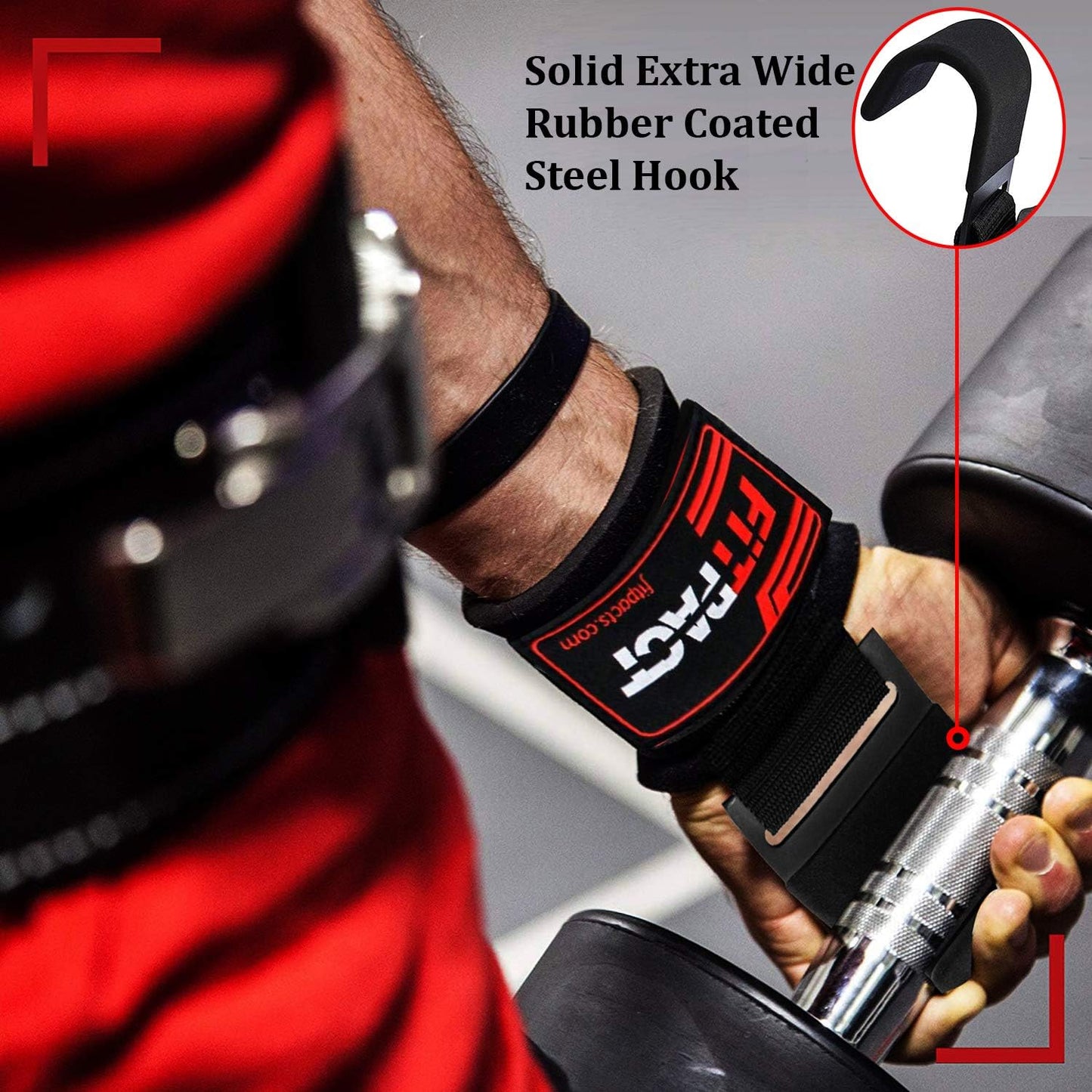 LORDEX - Fitness Lifting Hook Straps - Dar Al Emarat